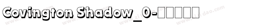 Covington Shadow_0字体转换